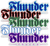 Thunder - Script Lg Decal Asst