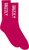 Grizzly Griptape - Stamp Crew Socks Pink/wht 1pr - Skateboard Socks