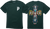 Primitive - Gn'r Cross Ss M-forest Green - Skateboard Tshirt