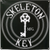 Skeleton Key - Key Og Circle Vinyl Banner 33x33" Black