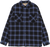 Girl - Sherpa Lined Ls Flannel Xl-black
