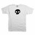 Zero Single Skull White Ss L - Skateboard Tshirt