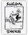 Dogtown Lance Mountain Suicidal Skater Sticker White