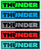 Thunder Bolts Md Sticker