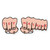 Toy Machine Fists Sticker
