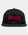 Thrasher X Toy Machine Scratch Snapback Hat Black - Skateboard Hat