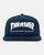 Thrasher Mag Logo Snapback Hat Navy/white