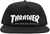 Thrasher Mag Logo Snapback Hat Black/white