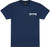 Thrasher Little Thrasher Navy Ss S - Skateboard Tshirt