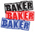 Baker Brand Logo Sm Sticker