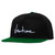 Venture Basic 92 Snapback Hat Black/green - Skateboard Hat