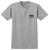 Krooked Strait Eyes Sport Grey Pocket Ss Xl - Skateboard Tshirt