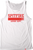 Spitfire - Arson Dept Tank Top S-white/red - Skateboard Tshirt
