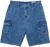 Spitfire - Classic 87 Denim Cargo Shorts M-lt.stone Wash