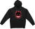 Spitfire - Bighead Fill Hd/swt Xs-blk/blk/red/wht - Skateboard Sweatshirt Hoodie