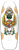 Bulldog - Z13 Deck-11.87x33 Wht Formica - Skateboard Deck