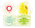 Shark Wheels - Dna 72mm 78a Clear/multicolor - Skateboard Wheels (Set Of Four)