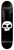 Zero Team Single Skull Deck 8.00 - Skateboard Deck