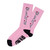 Wknd Heart Socks Pink - Skateboard Socks