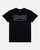 Thrasher Metal Black Ss L - Skateboard Tshirt