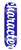 Character Team Script Blue/white Deck 8.00 - Skateboard Deck