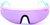 Happy Hour Accelerator Pink Turquoise Sunglasses