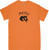 Meow Cross Paws Tangerine Ss Xl - Skateboard Tshirt
