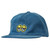 Krooked Eyes Snapback Hat Washed Denim - Skateboard Hat