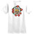 Krooked Mg White Ss Xl - Skateboard Tshirt