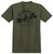 Spitfire Batwing Classic Military Green/black Ss Xl - Skateboard Tshirt