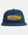 Thrasher Checkered Oval Snapback Navy - Skateboard Hat