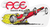 Ace Trucks - Dragster 5" Sticker Assorted 1pc