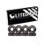 Litezpeed Abec 7 Single Set Black - Skateboard Bearings