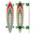Layback Throwback Pintail Longboard Complete 9.75 X 40.00 - Complete Skateboard