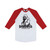 Deathwish American Classic Raglan White/red M