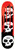 Zero Team 3 Skull Blood Mini Deck 7.25 - Skateboard Deck