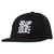 Real Stacked Snapback Hat Black - Skateboard Hats