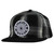 Spitfire Swirl Classic Patch Snapbback Hat Black/white Plaid - Skateboard Hats