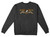 Anti-hero Eagle Heavyweight Charcoal Crew/swt M - Skateboard Sweatshirt
