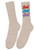 Toy Machine Triple Cat Socks Tan - Skateboard Socks
