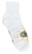 Toy Machine Lightning Eye Short Socks White - Skateboard Socks
