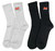 Toy Machine Devil Cat Socks White - Skateboard Socks