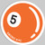 5 Boro 5ball Sticker