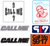 Call Me (917) Chopper 12ct Sticker Pack