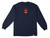 Spitfire Bighead Mid Fill Navy Ls M - Skateboard Longsleeve Shirt