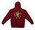 Krooked Mg Maroon Hd/swt M - Skateboard Sweatshirt