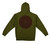 Spitfire Classic Swirl Overlay Olive Hd/zip L - Skateboard Sweatshirt
