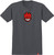 Spitfire Bighead Mid Fill Charcoal Ss M - Skateboard Tshirt