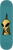 Alien Workshop - Montano Visitor Gold Deck-8.0 Teal - Skateboard Deck