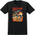 Spitfire - Invasion Ss S-black - Skateboard TShirt